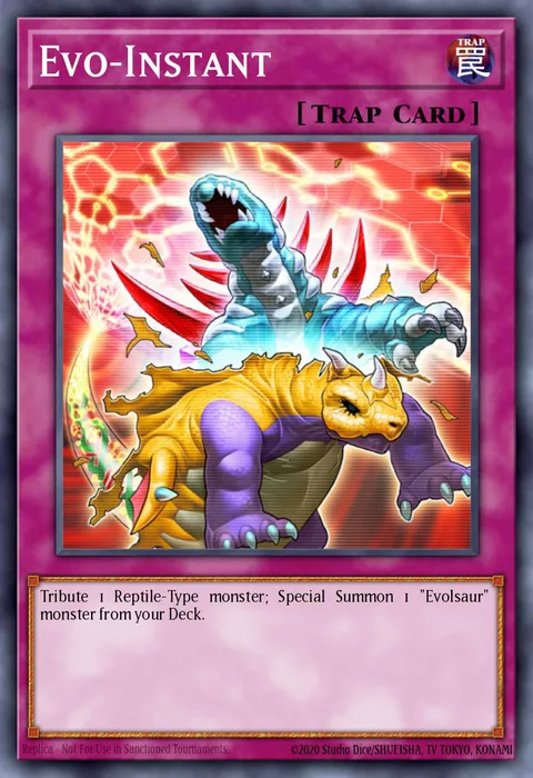 Evo-Instant trading card