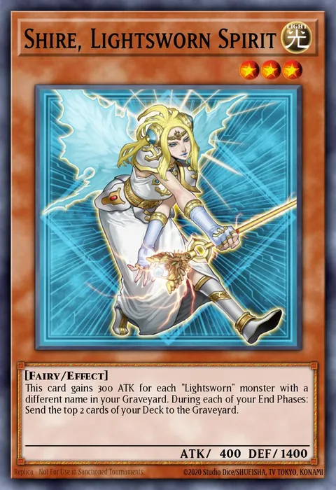 Shire, Lightsworn Spirit trading card