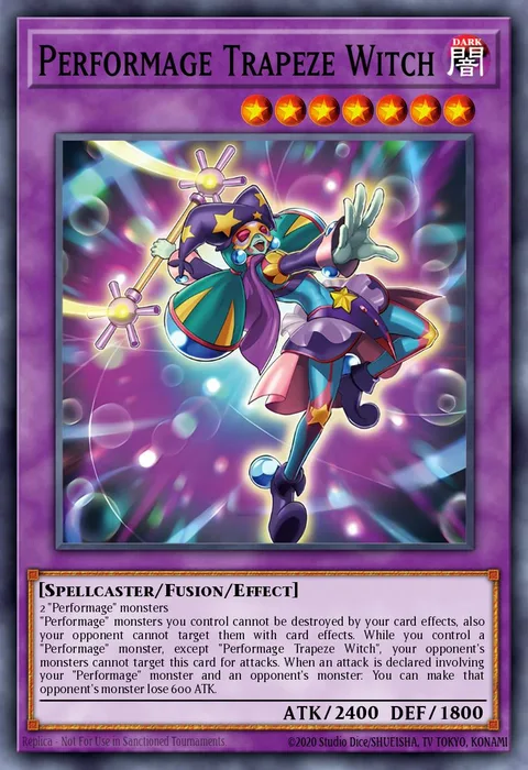 Performage Trapeze Witch trading card