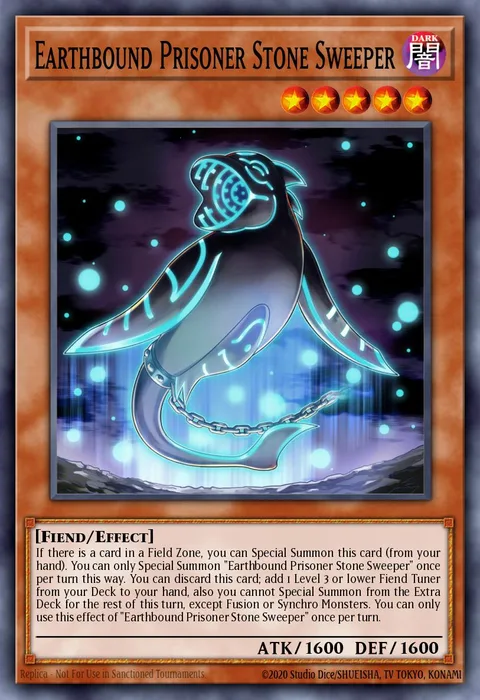 Earthbound Prisoner Stone Sweeper trading card
