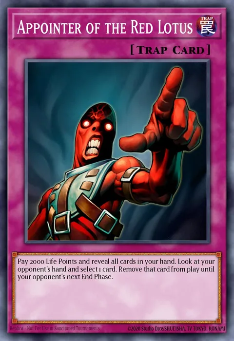 Appointer of the Red Lotus trading card