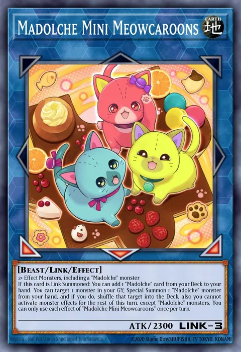 Madolche Mini Meowcaroons trading card