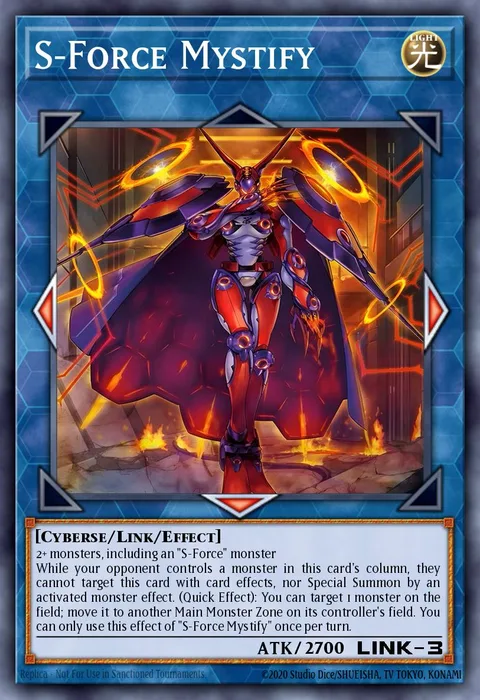 S-Force Mystify trading card