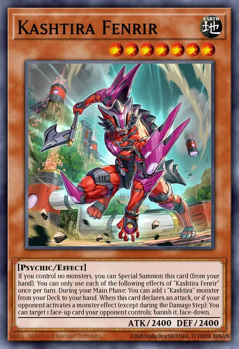 Kashtira Fenrir trading card