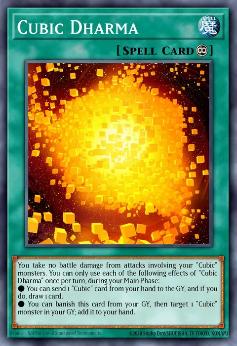 Cubic Dharma trading card