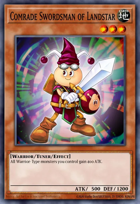 Comrade Swordsman of Landstar trading card