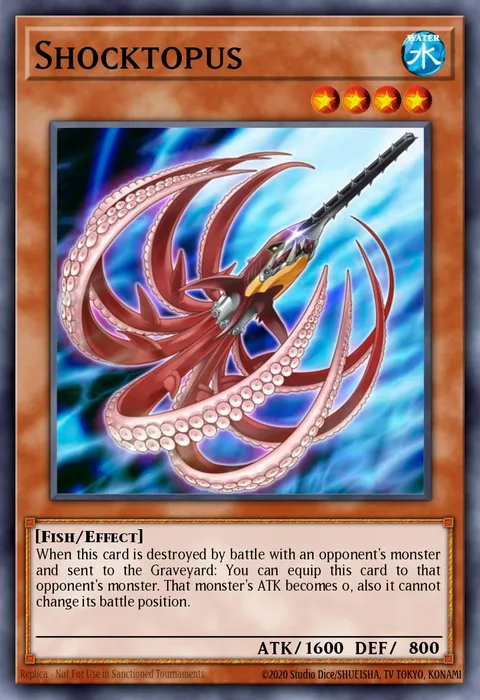 Shocktopus trading card