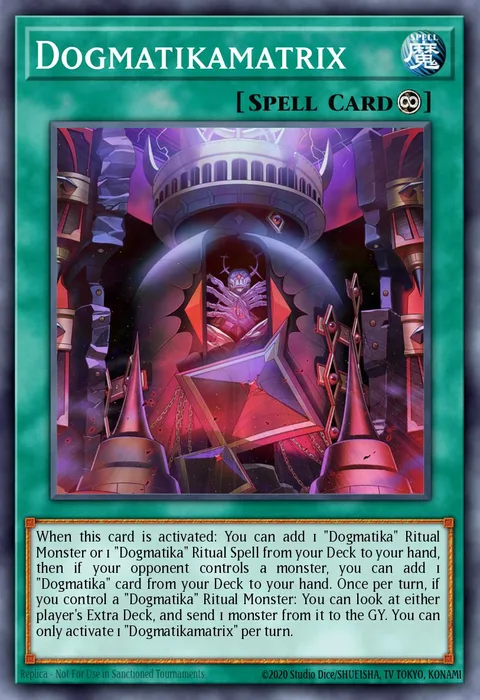 Dogmatikamatrix trading card