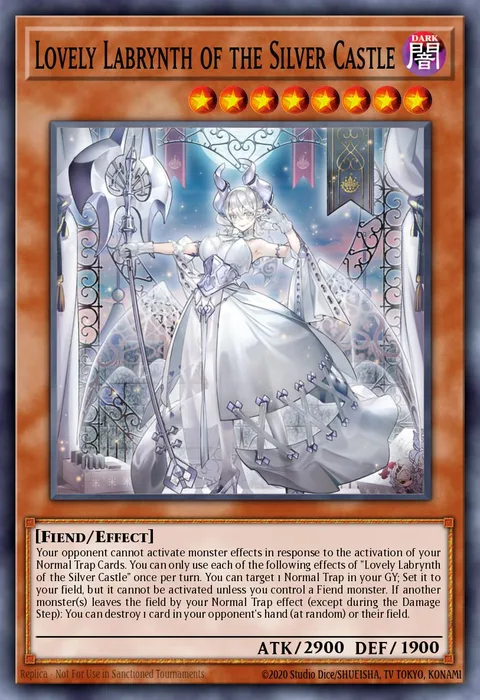 Lovely Labrynth of the Silver Castle trading card