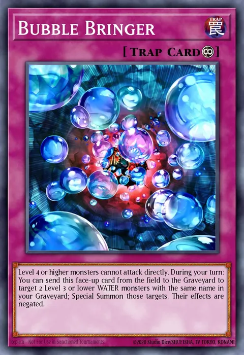 Bubble Bringer trading card