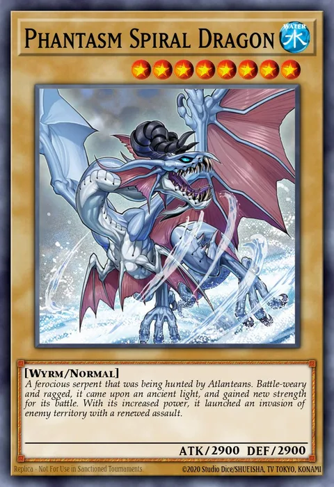 Phantasm Spiral Dragon trading card