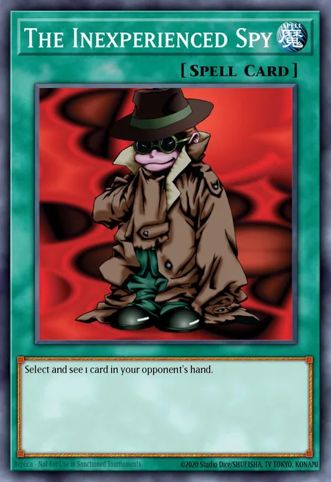 The Inexperienced Spy trading card