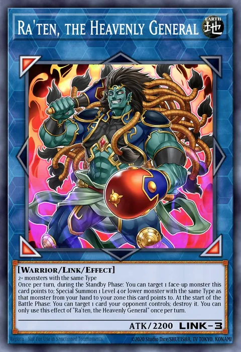 Ra'ten, the Heavenly General trading card