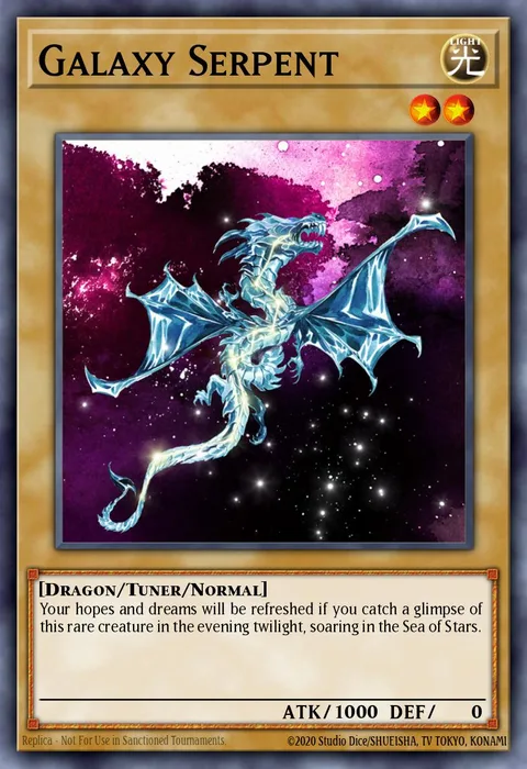 Galaxy Serpent trading card