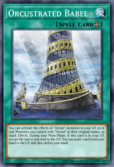 Orcustrated Babel trading card