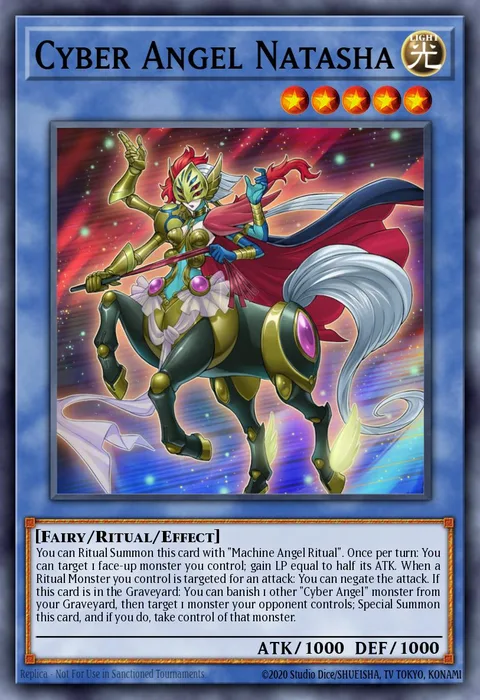 Cyber Angel Natasha trading card