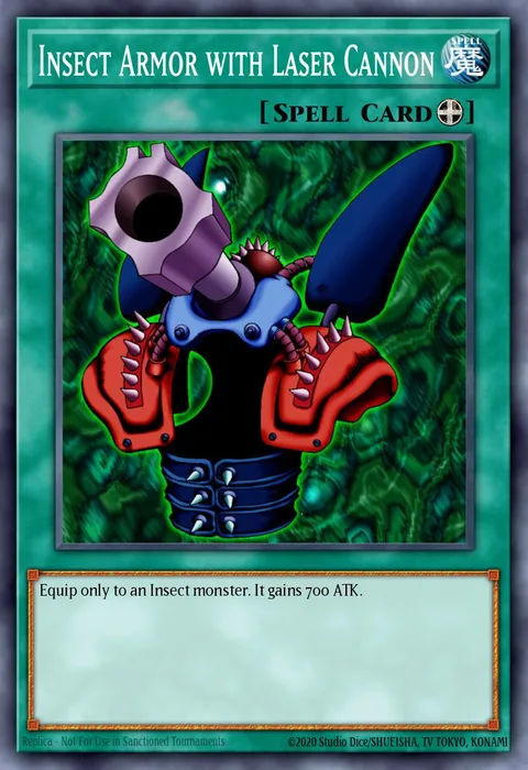 Insect Armor with Laser Cannon trading card