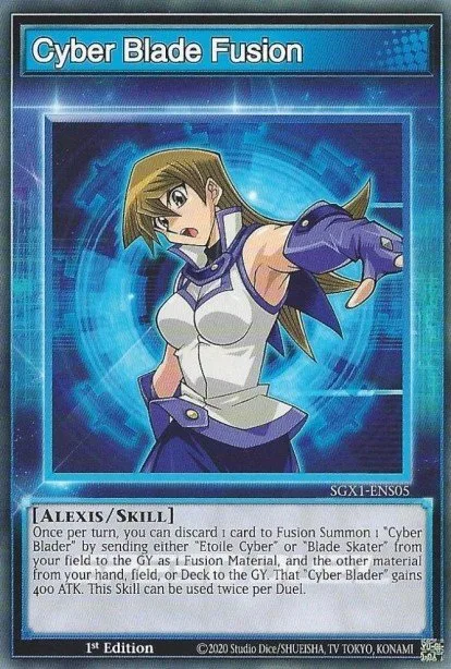 Cyber Blade Fusion trading card