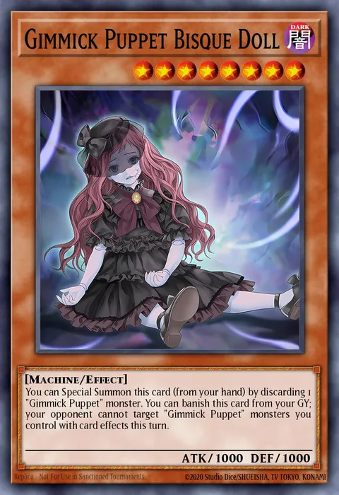 Gimmick Puppet Bisque Doll trading card