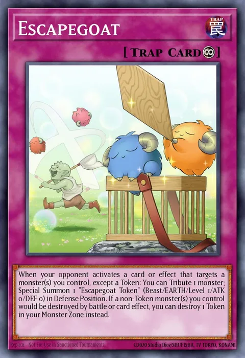 Escapegoat trading card