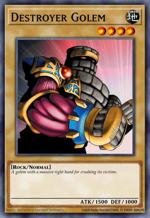 Destroyer Golem trading card
