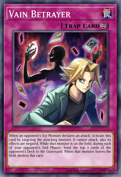 Vain Betrayer trading card