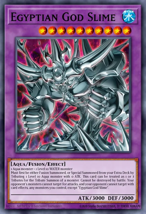 Egyptian God Slime trading card