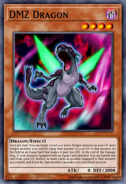 DMZ Dragon trading card