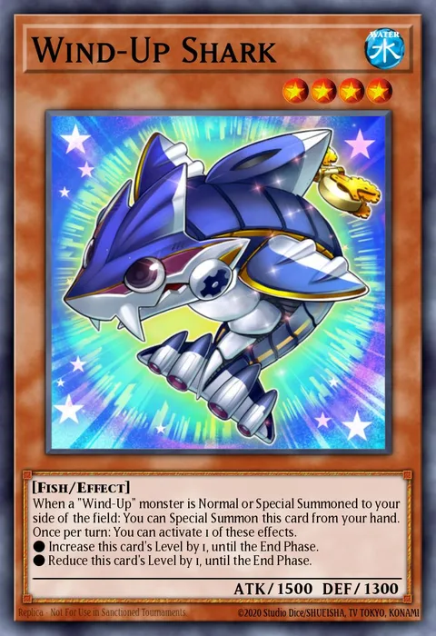 Wind-Up Shark trading card