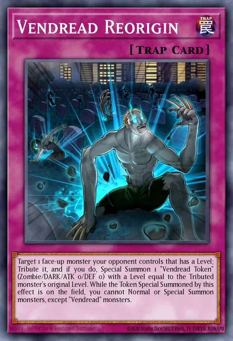 Vendread Reorigin trading card