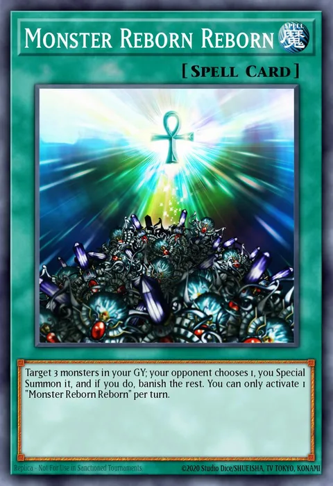 Monster Reborn Reborn trading card