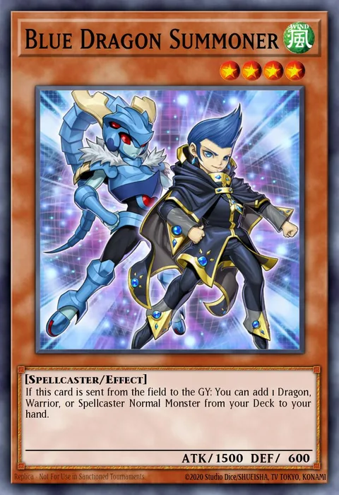 Blue Dragon Summoner trading card