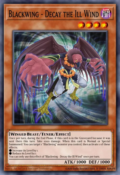 Blackwing - Decay the Ill Wind trading card