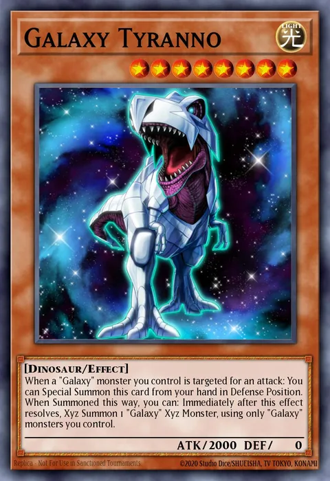 Galaxy Tyranno trading card