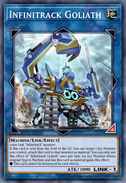 Infinitrack Goliath trading card
