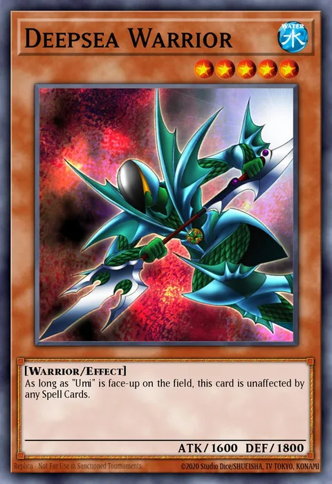 Deepsea Warrior trading card