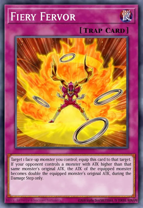 Fiery Fervor trading card