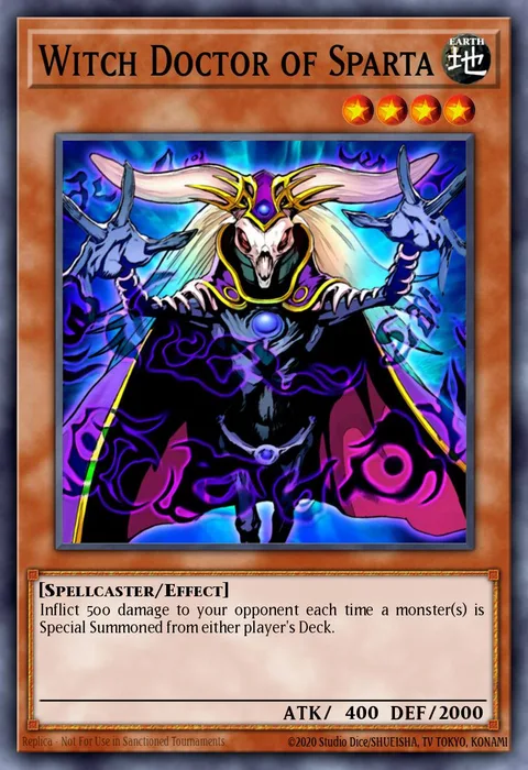 Witch Doctor of Sparta trading card