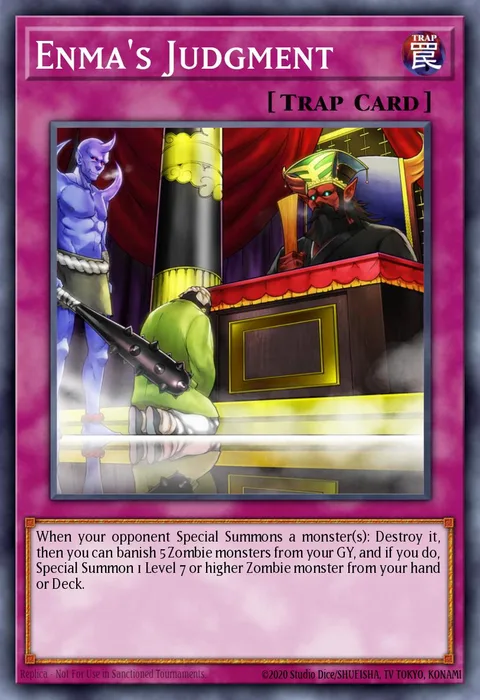 Enma's Judgment trading card