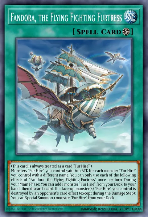 Fandora, the Flying Fighting Furtress trading card