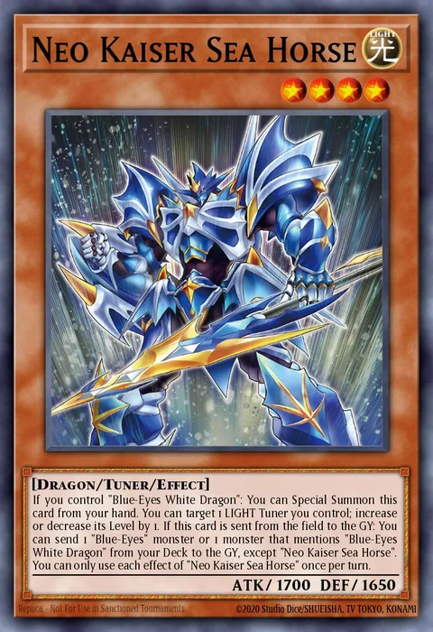 Neo Kaiser Sea Horse trading card
