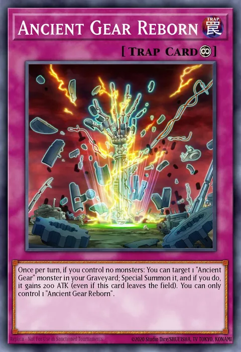 Ancient Gear Reborn trading card