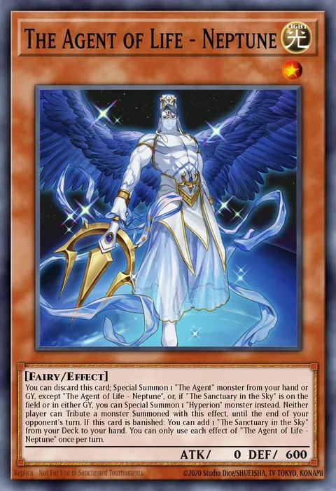The Agent of Life - Neptune trading card
