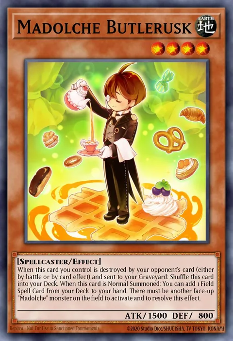 Madolche Butlerusk trading card