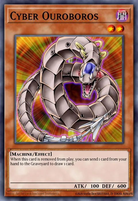 Cyber Ouroboros trading card