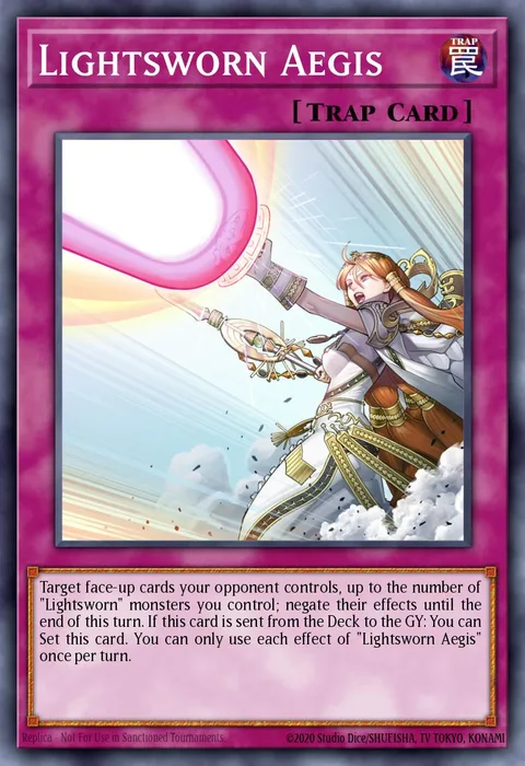 Lightsworn Aegis trading card