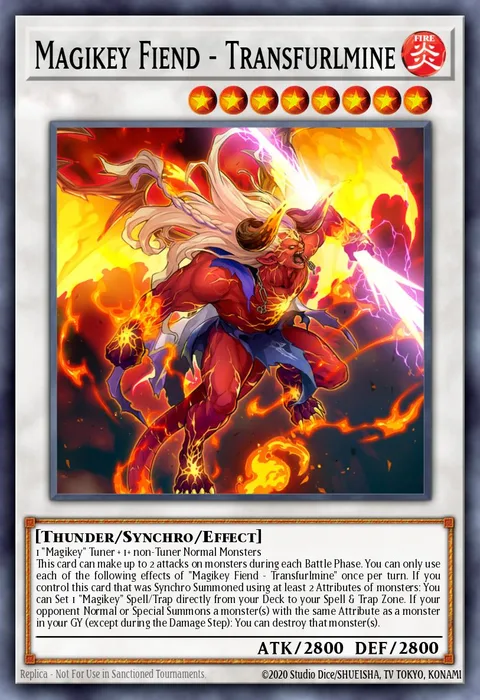 Magikey Fiend - Transfurlmine trading card