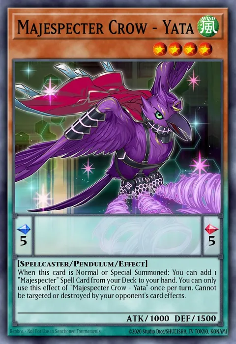 Majespecter Crow - Yata trading card
