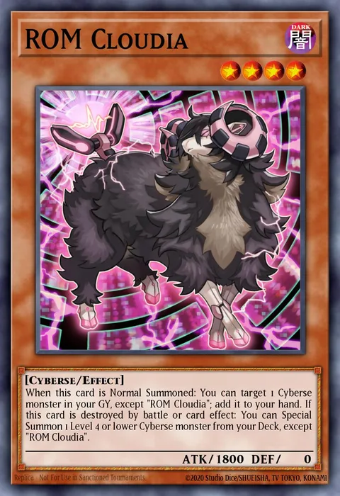 ROM Cloudia trading card