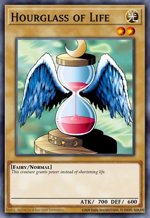 Hourglass of Life trading card